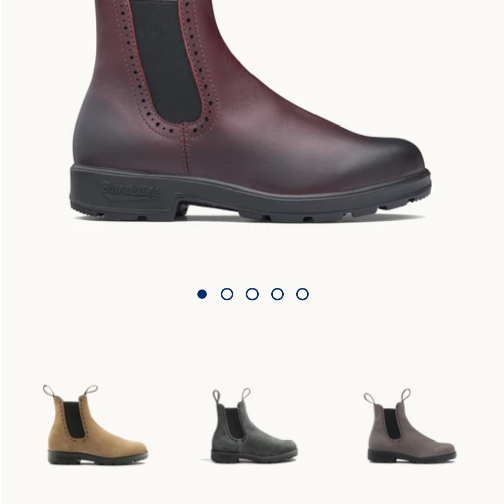 Blundstone Men's Dark Brown Leather Chelsea Boots - Picture 10 of 10